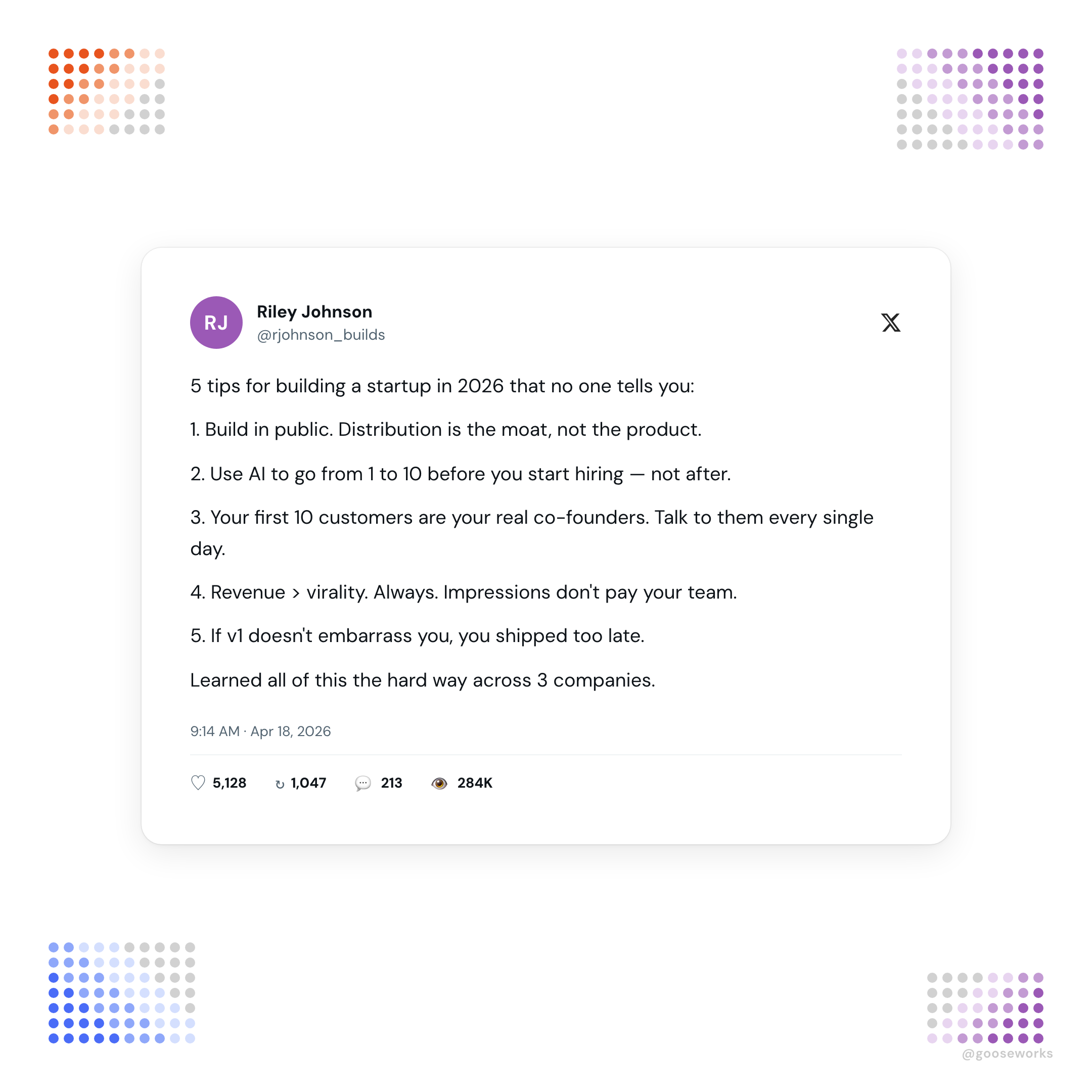 Dot Matrix Colors — tweet