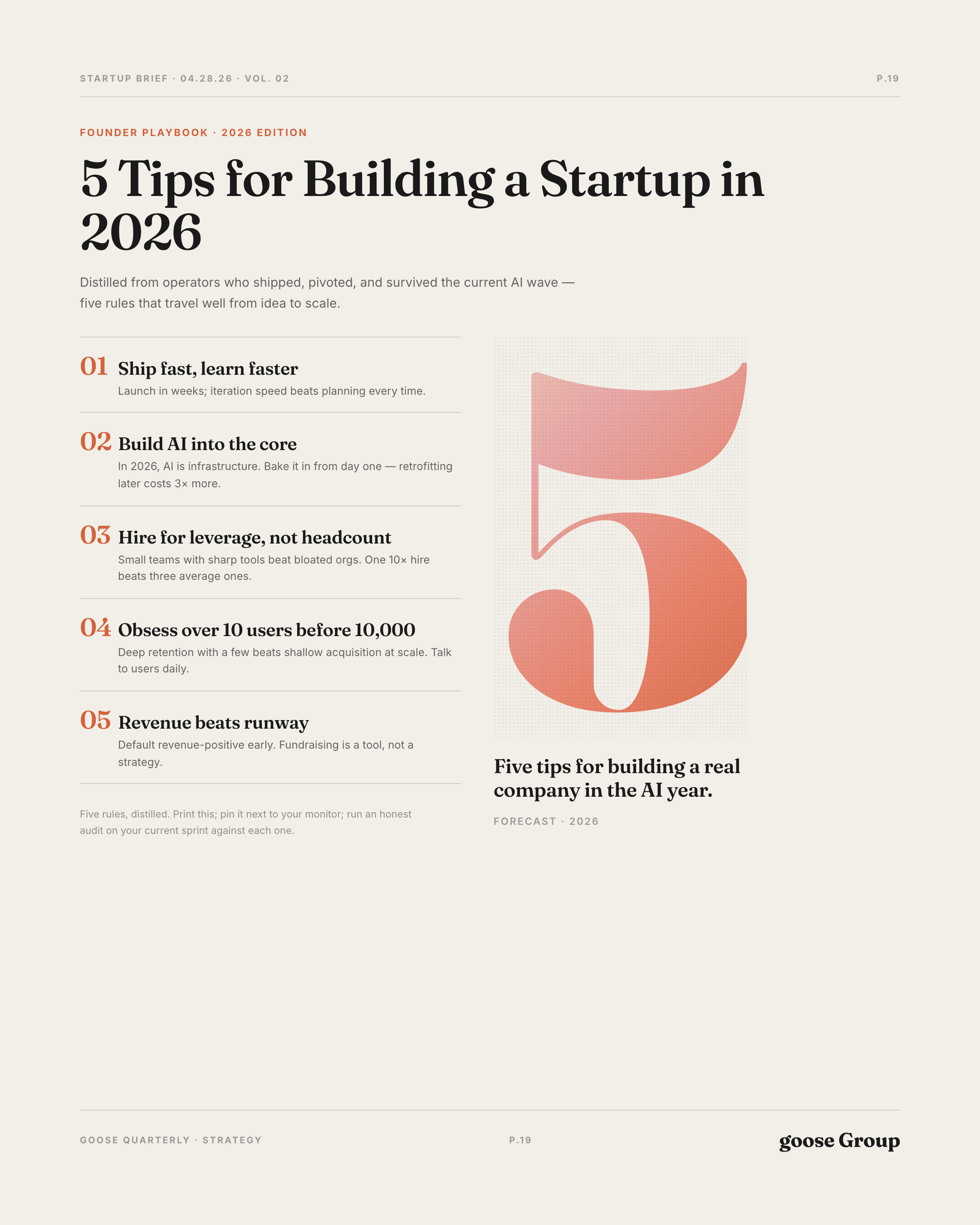 Gradient Editorial — poster