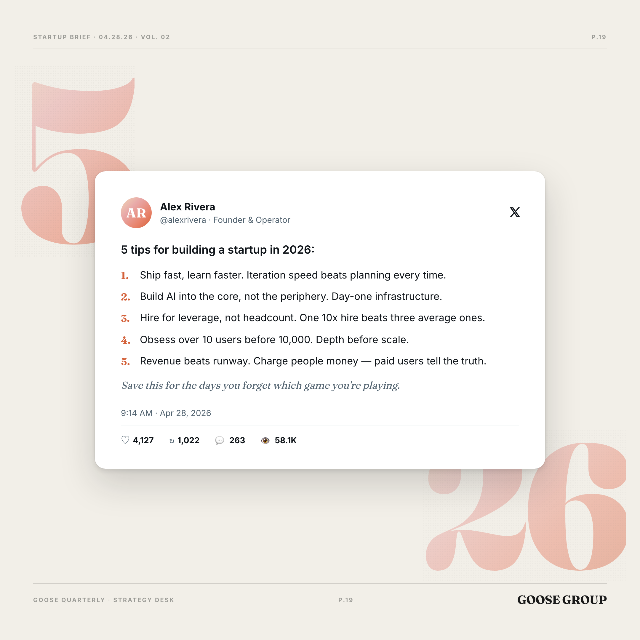 Gradient Editorial — tweet