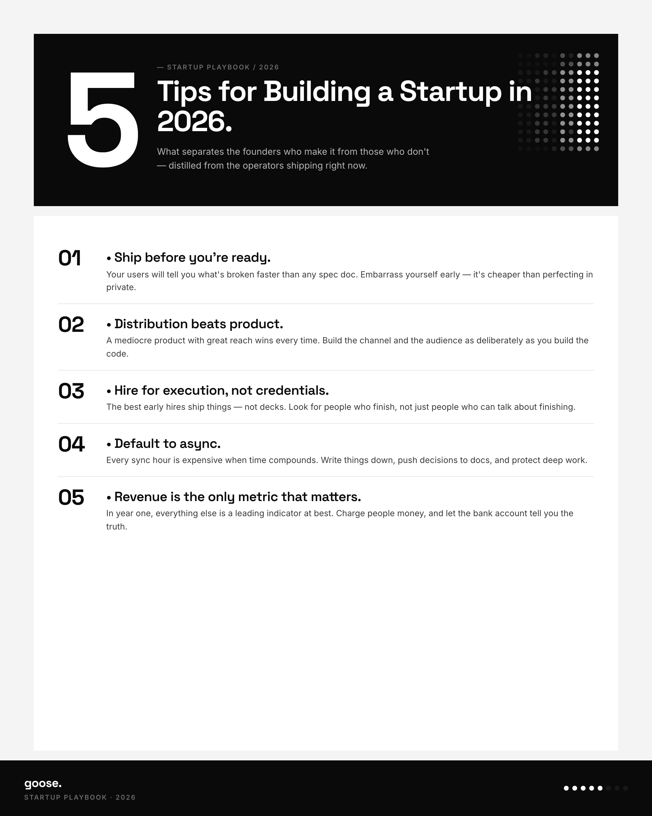 Halftone Mono — poster