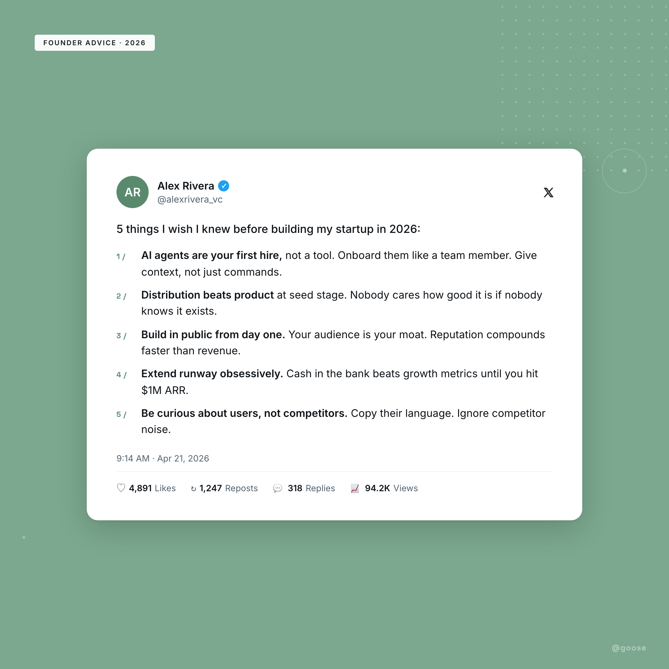 Isometric Sage — tweet