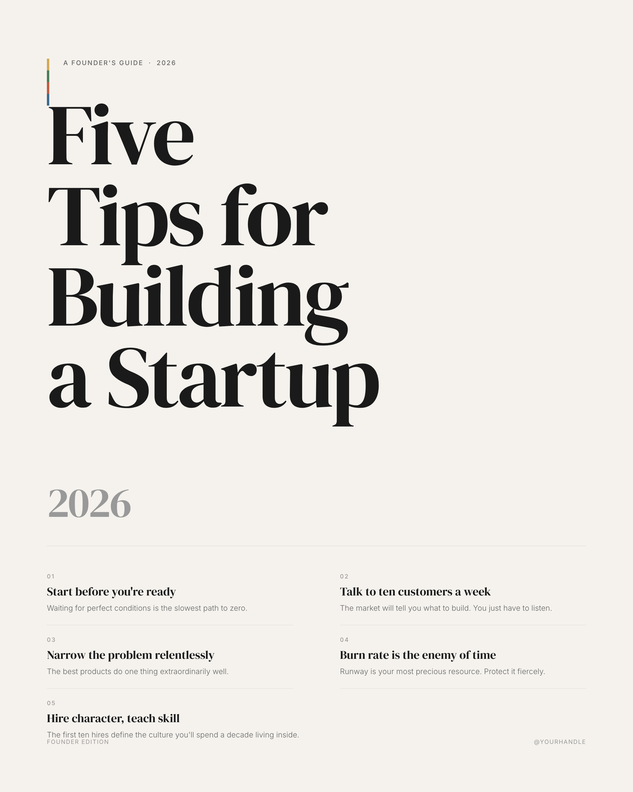 Minimal Film Poster — poster