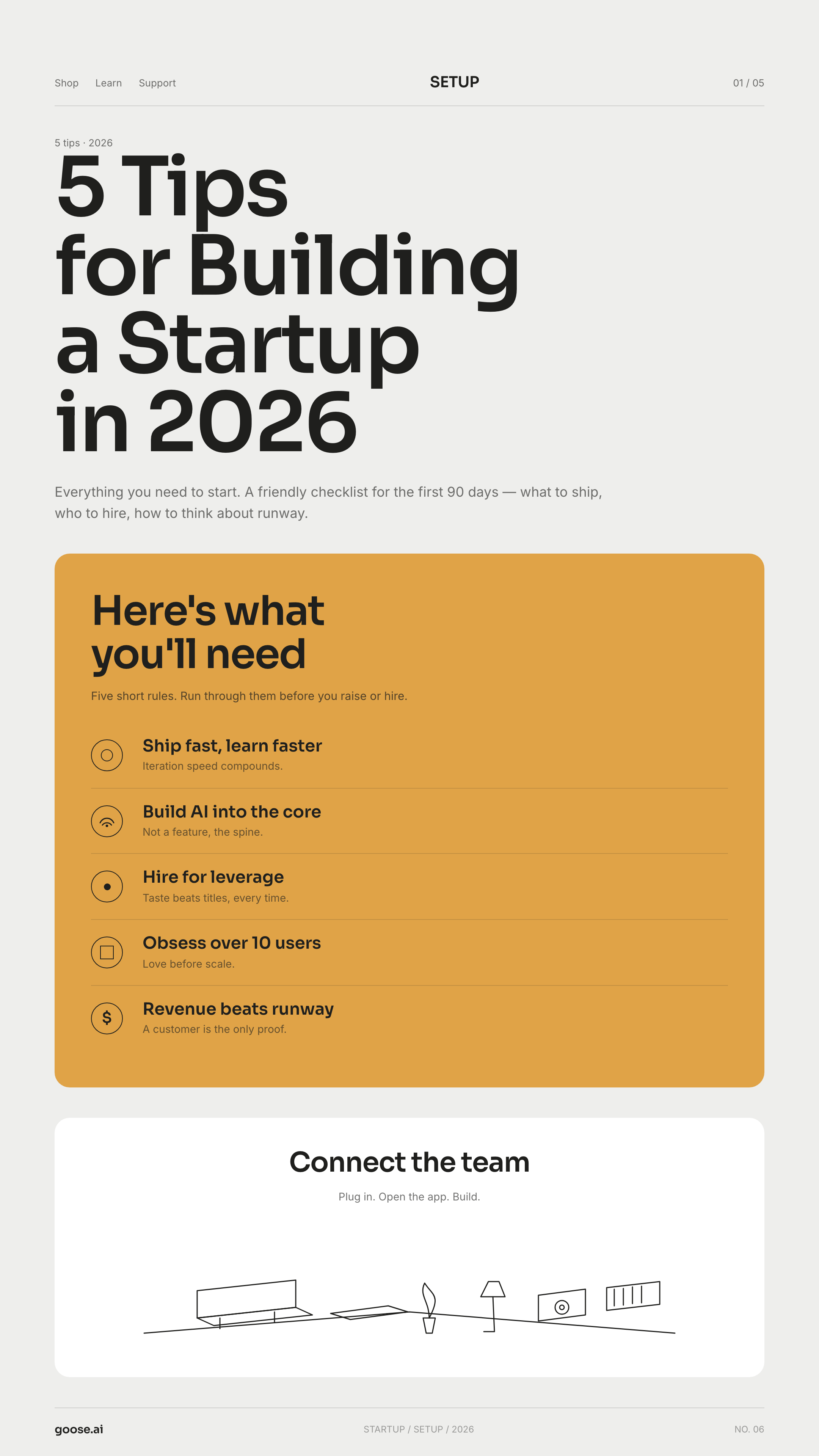 Mustard Setup — story