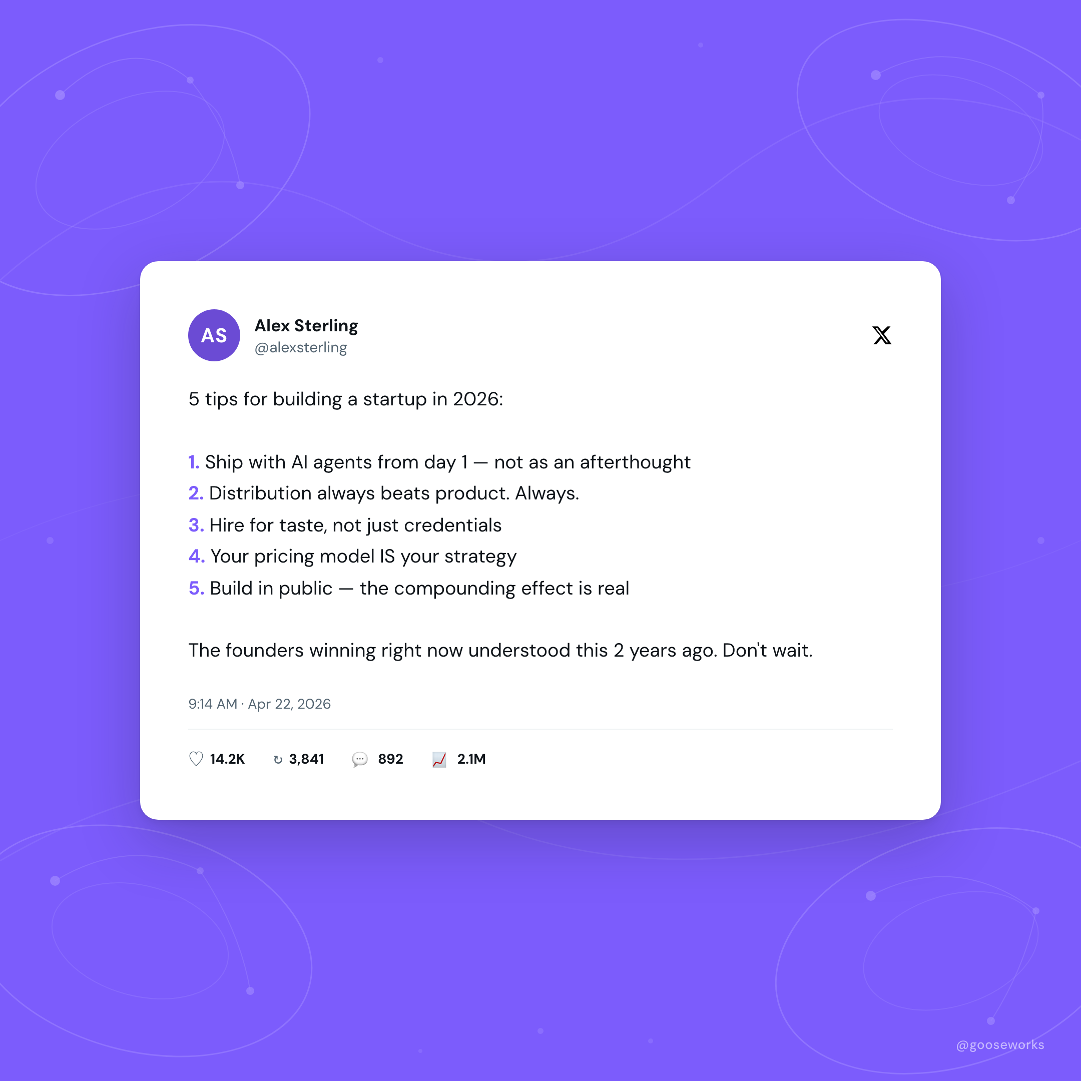 Orbit Purple — tweet