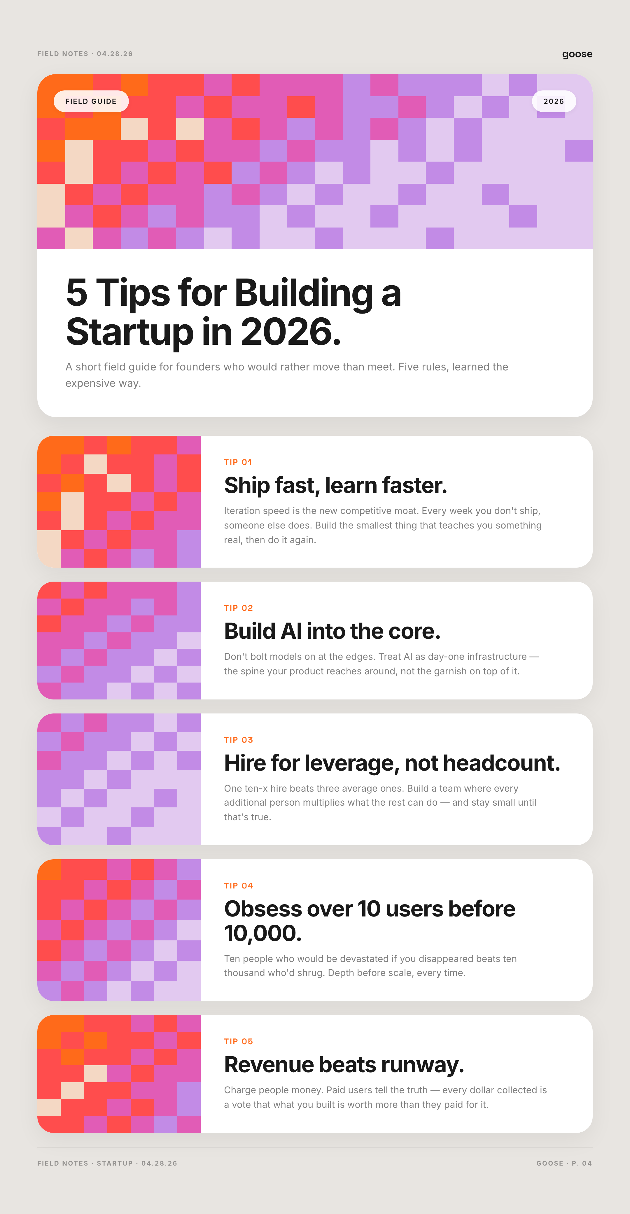 Pixel Haze — infographic